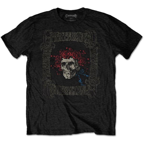 Grateful Dead Unisex T-Shirt: Bertha with Logo Box (Large)