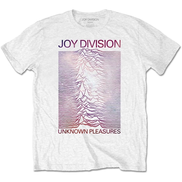 Joy Division Unisex T-Shirt: Space - Unknown Pleasures Gradient (X-Large)