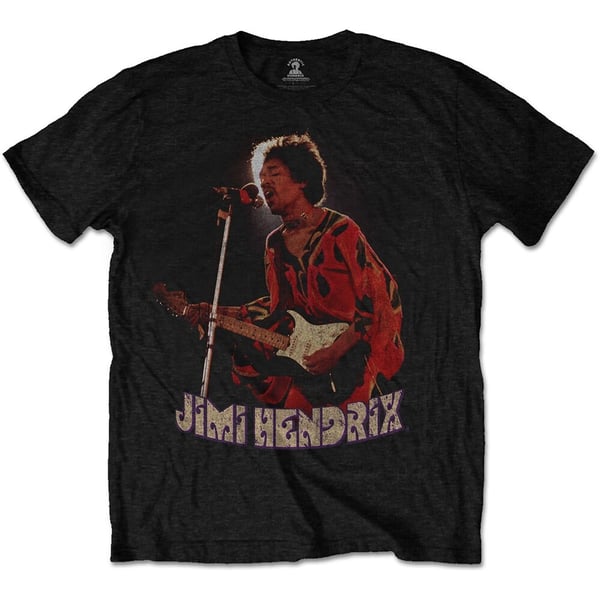Jimi Hendrix Unisex T-Shirt: Orange Kaftan (XX-Large)