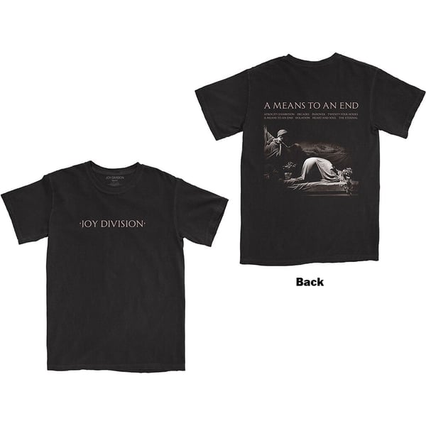Joy Division Unisex T-Shirt: A Means To An End (Back Print) (XX-Large)