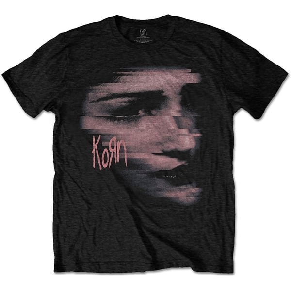 Korn Unisex T-Shirt: Chopped Face (Large)
