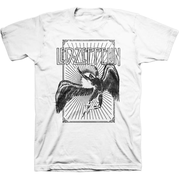 Led Zeppelin Unisex T-Shirt: Icarus Burst (X-Large)