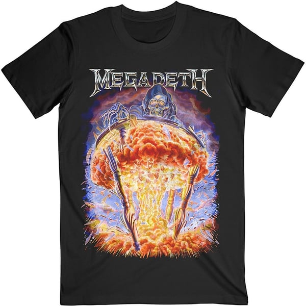 Megadeth Unisex T-Shirt: Countdown to Extinction (Medium)