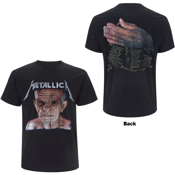 Metallica Unisex T-Shirt: Neverland (Back Print) (Small)