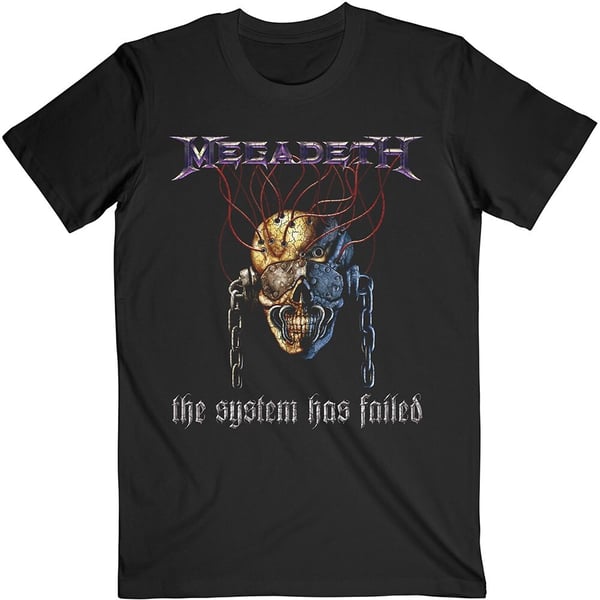 Megadeth Unisex T-Shirt: Systems Fail (X-Large)