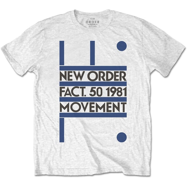 New Order Unisex T-Shirt: Movement (Large)