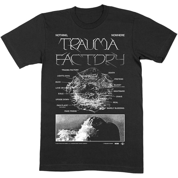 Nothing,Nowhere Unisex T-Shirt: Trauma Factor V.2 (Small)