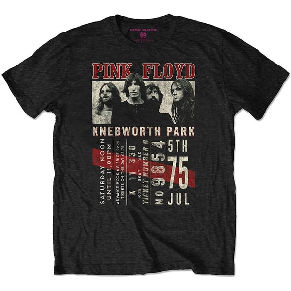 Pink Floyd Unisex Eco T-Shirt: Knebworth '75 (Small)