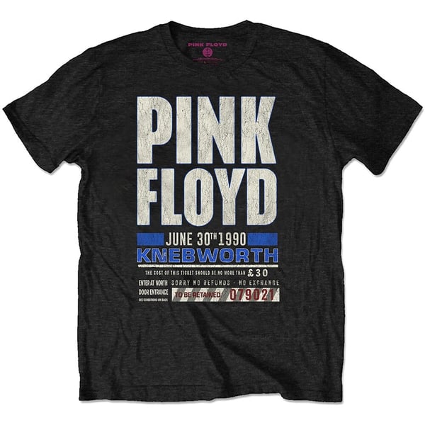 Pink Floyd Unisex T-Shirt: Knebworth '90 Red (XX-Large)