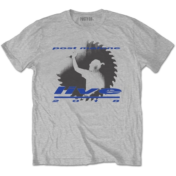 Post Malone Unisex T-Shirt: Live Saw (XX-Large)