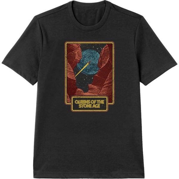 Queens Of The Stone Age Unisex T-Shirt: Canyon (Small)