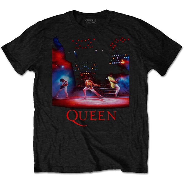 Queen Unisex T-Shirt: Live Shot Spotlight (X-Large)