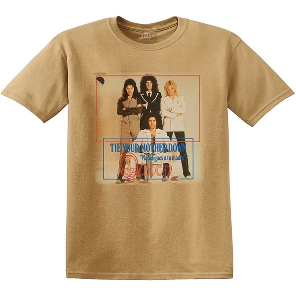 Queen Unisex T-Shirt: Tie Your Mother Down (X-Large) Queen Unisex T-Shirt: Tie Your Mother Down (X-Large)