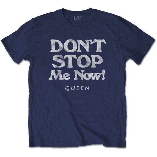 Queen Unisex T-Shirt: Don't Stop Me Now (X-Large)