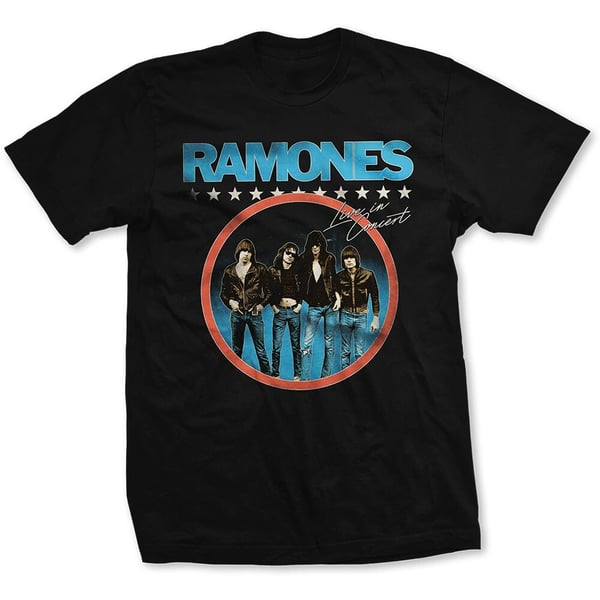 Ramones Unisex T-Shirt: Circle Photo (Medium)