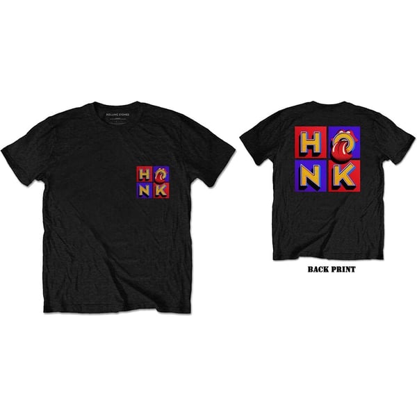 The Rolling Stones Unisex T-Shirt: Honk Album F&B (Back Print) (Large)