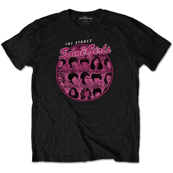 The Rolling Stones Unisex T-Shirt: Some Girls Circle Version 1 (X-Large)