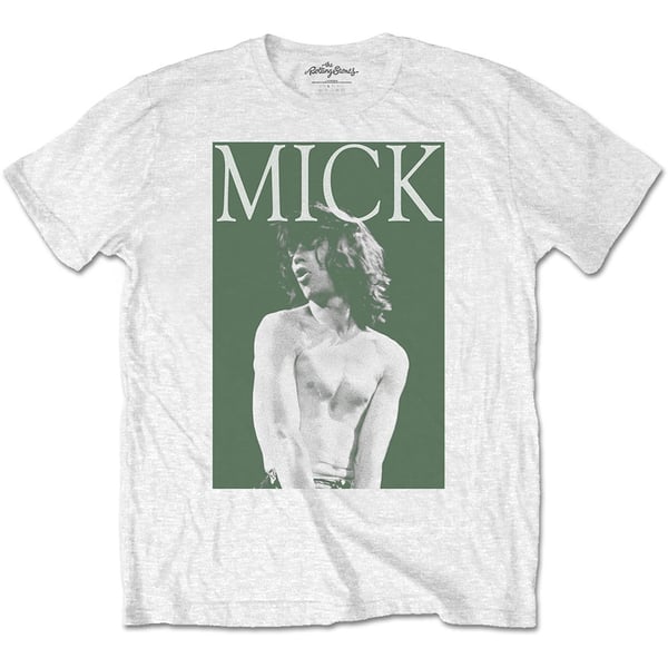 The Rolling Stones Unisex T-Shirt: Mick Photo Version 2 (Medium)