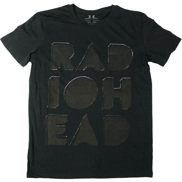 Radiohead Unisex T-Shirt: Debossed Note Pad (Small)