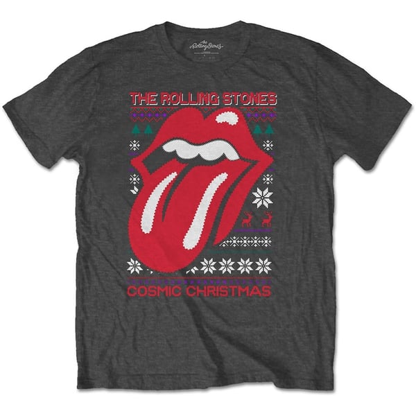 The Rolling Stones Unisex T-Shirt: Cosmic Christmas (Large)