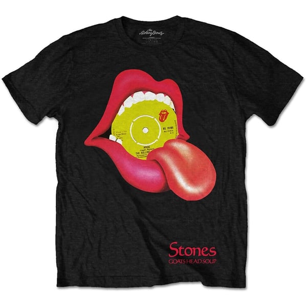 The Rolling Stones Unisex T-Shirt: Angie - Goats Head Soup (Large)
