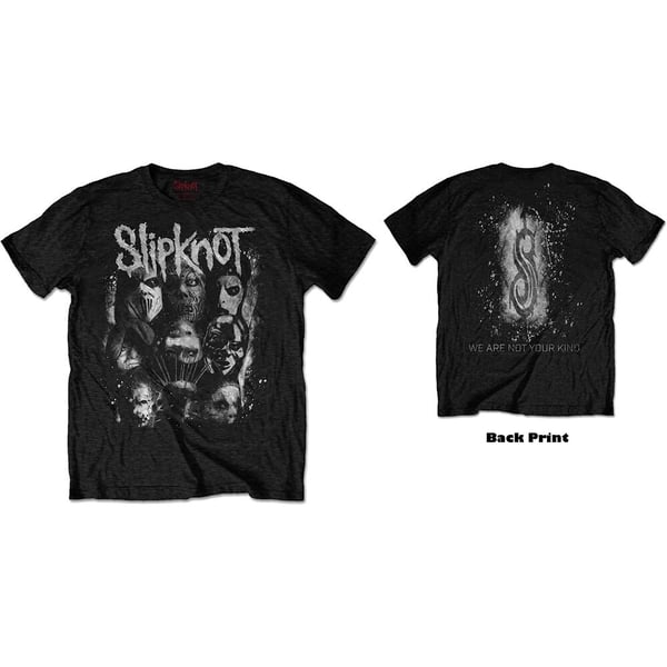 Slipknot Unisex T-Shirt: WANYK White Splatter (Back Print) (Medium)
