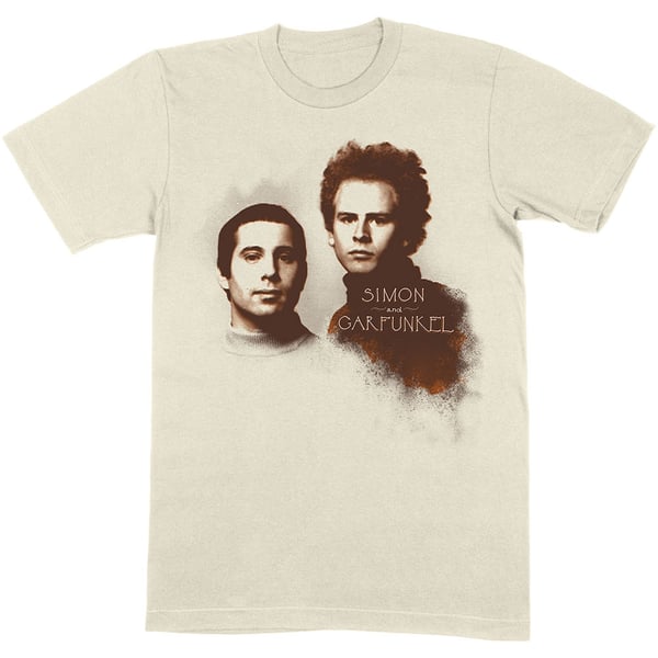 Simon & Garfunkel Unisex T-Shirt: Faces (Large)
