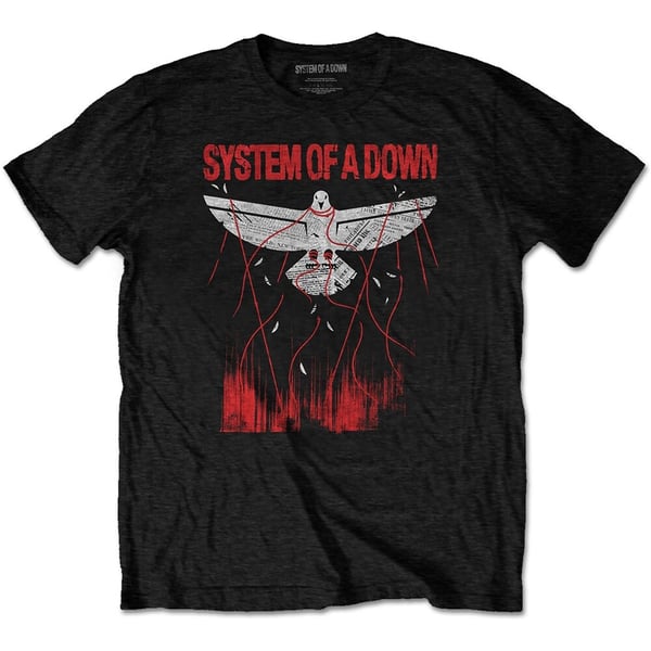 System Of A Down Unisex T-Shirt: Dove Overcome (Medium)
