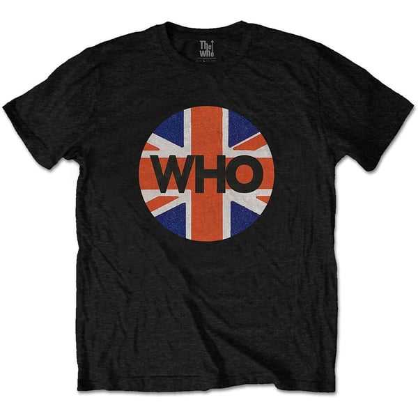 The Who Unisex T-Shirt: Union Jack Circle (X-Large)