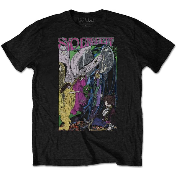 Syd Barrett Unisex T-Shirt: Fairies (Small)