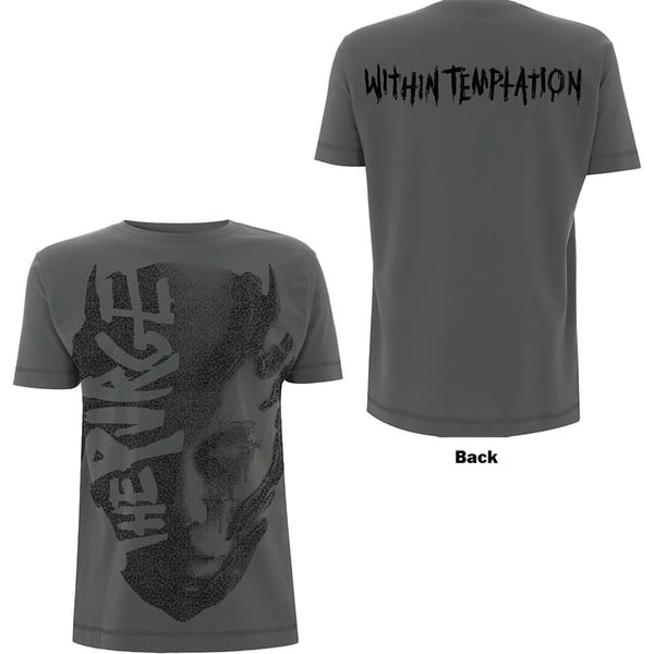 Within Temptation Unisex T-Shirt: Purge Jumbo (Back Print) (Large)