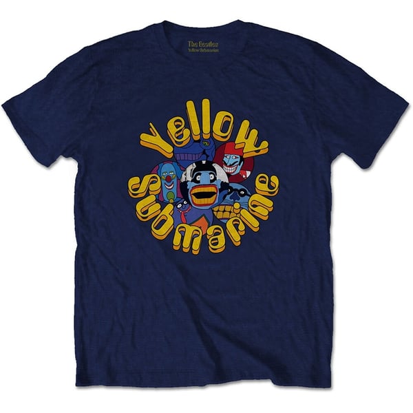 The Beatles Unisex T-Shirt: Yellow Submarine Baddies (Medium)
