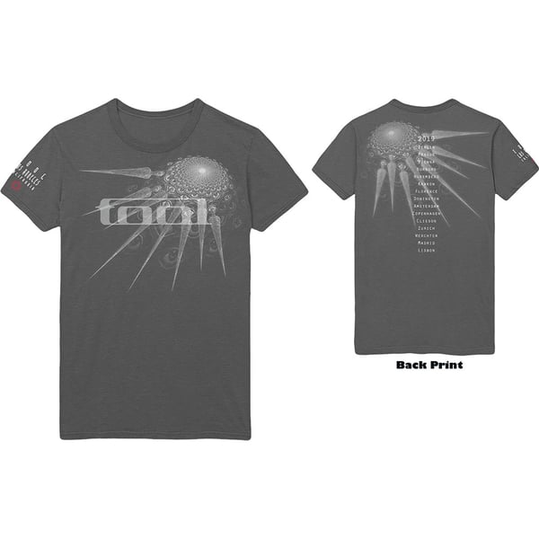 Tool Unisex T-Shirt: Spectre Spike (Back Print) (XX-Large)