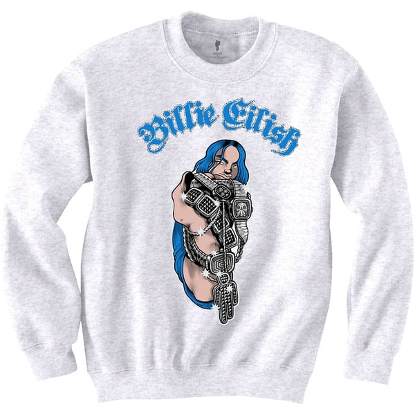 Billie Eilish Unisex Sweatshirt: Bling (X-Small)