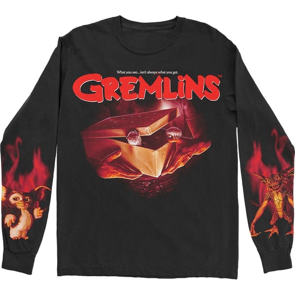 Warner Bros Unisex Long Sleeved T-Shirt: Gremlins What It Seems (Medium)