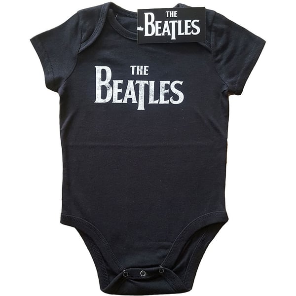 The Beatles Kids Baby Grow: Drop T Logo (6-9 Months)
