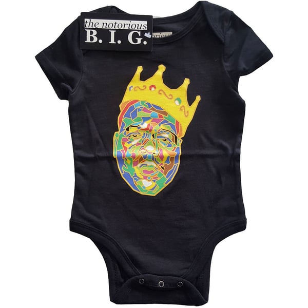 Biggie Smalls Kids Baby Grow: Crown (6-9 Months)