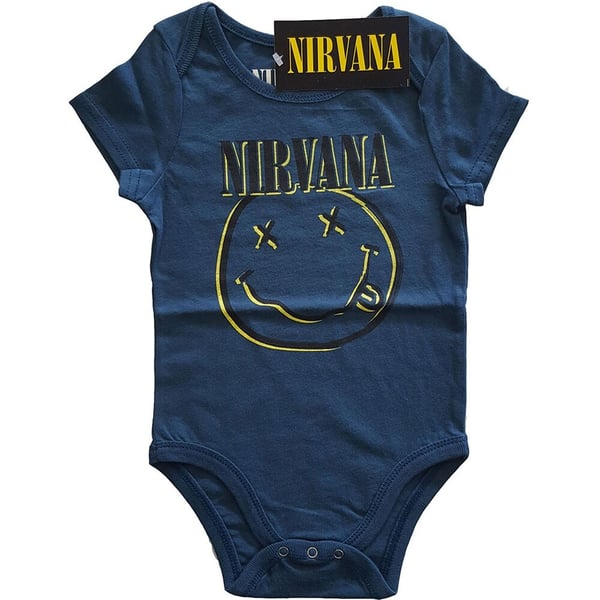 Nirvana Kids Baby Grow: Inverse Smiley (12 Months)
