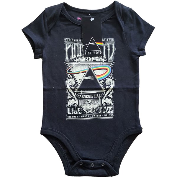 Pink Floyd Kids Baby Grow: Carnegie Hall Poster (12 Months)