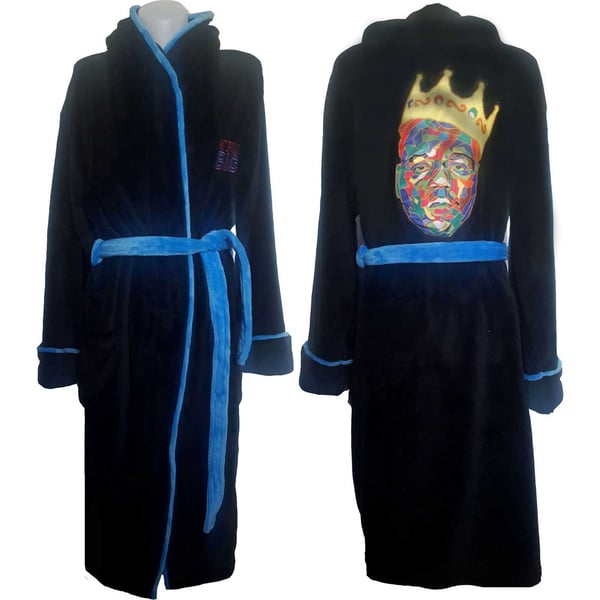 Biggie Smalls Unisex Bathrobe: Crown (Small - Medium)