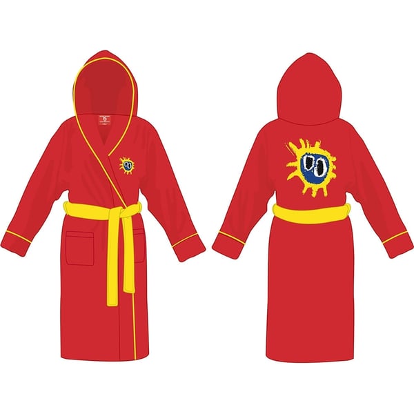 Primal Scream Unisex Bathrobe: Screamadelica (Medium - Large)