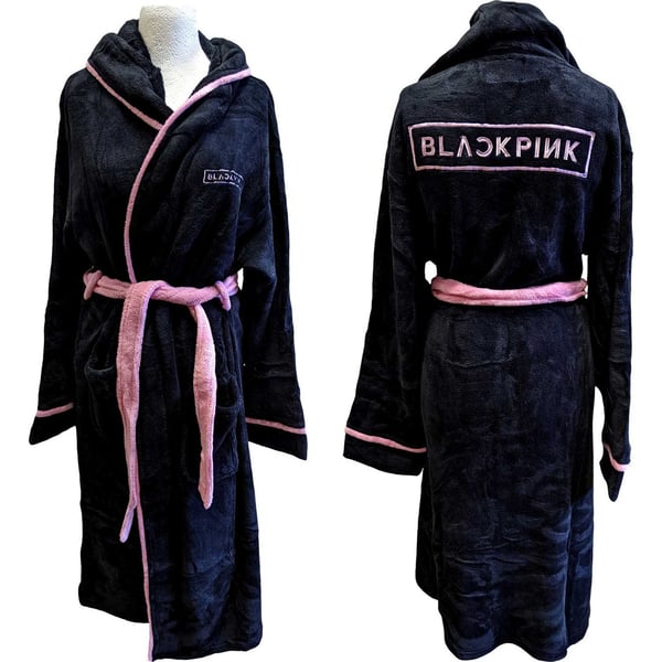 BlackPink Unisex Bathrobe: Logo (Large - X Large)
