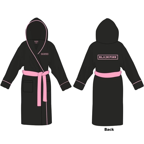 BlackPink Unisex Bathrobe: Logo (Large - X Large)