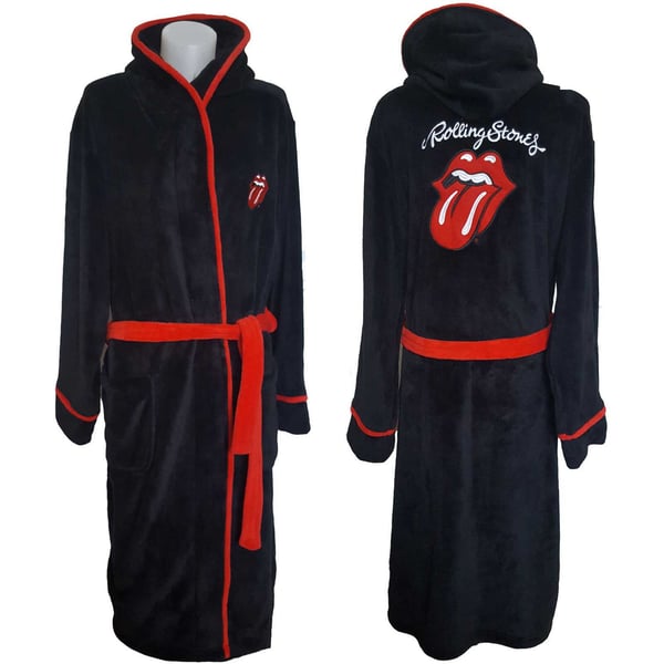 The Rolling Stones Unisex Bathrobe: Classic Tongue (Medium - Large)