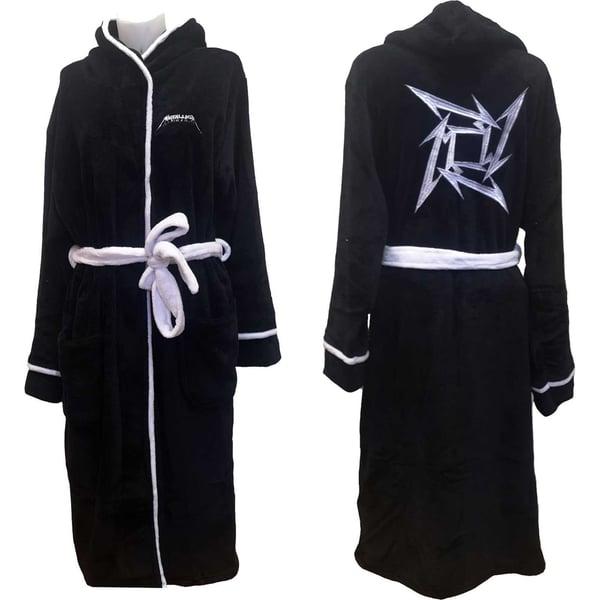 Metallica Unisex Bathrobe: Load/Reload Star (Small - Medium)