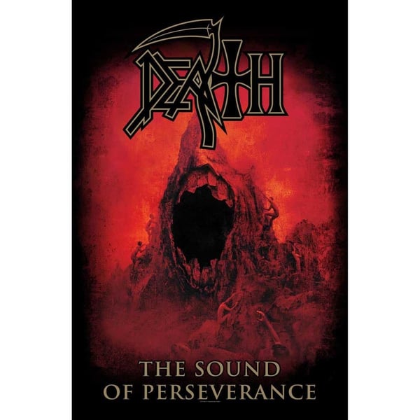 Death Textile Poster: Sound Of Perseverance