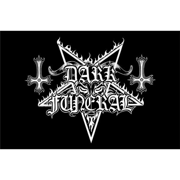 Dark Funeral Textile Poster: Logo