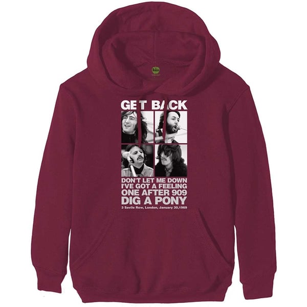 The Beatles Unisex Pullover Hoodie: 3 Savile Row (Large)