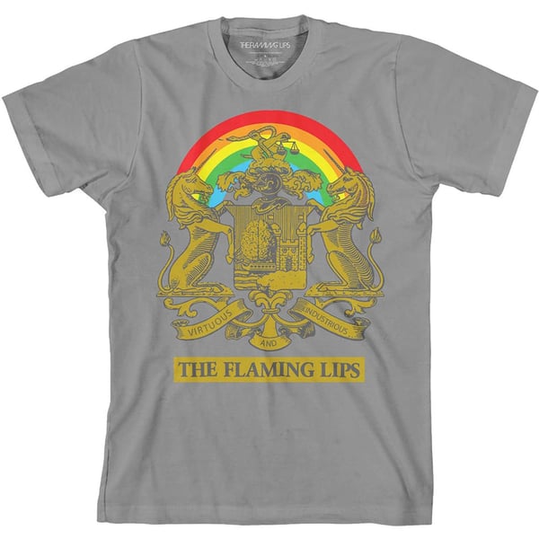 The Flaming Lips Unisex T-Shirt: Virtuous Industrious (Medium)