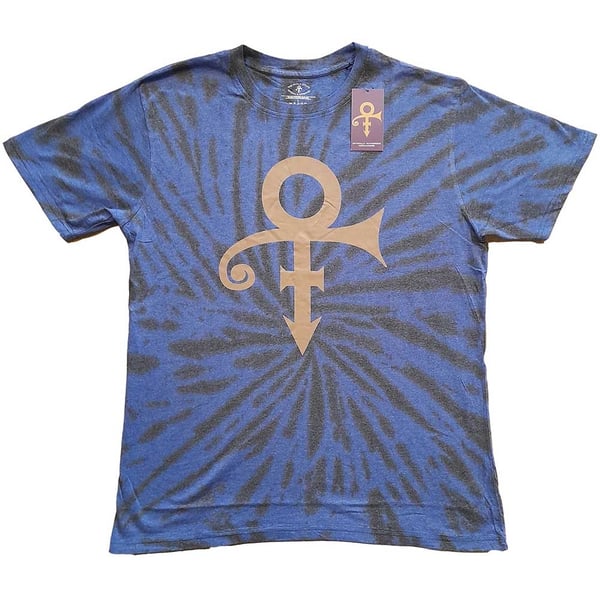 Prince Unisex T-Shirt: Gold Symbol (Dip-Dye) (X-Large)